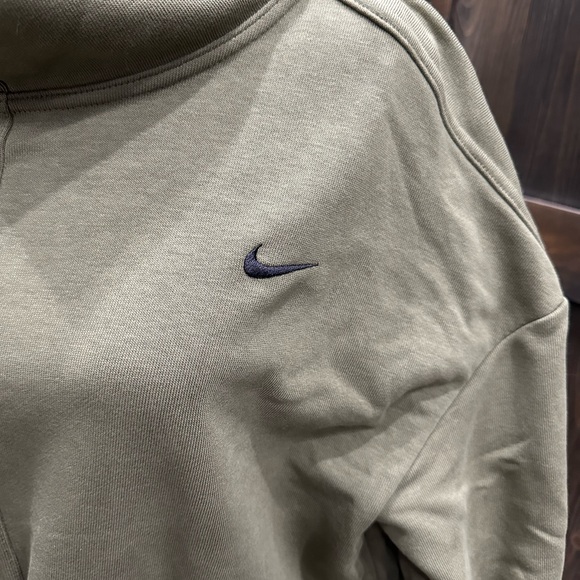Nike Sage Green Drawstring Sweatshirt - Picture 2 of 5